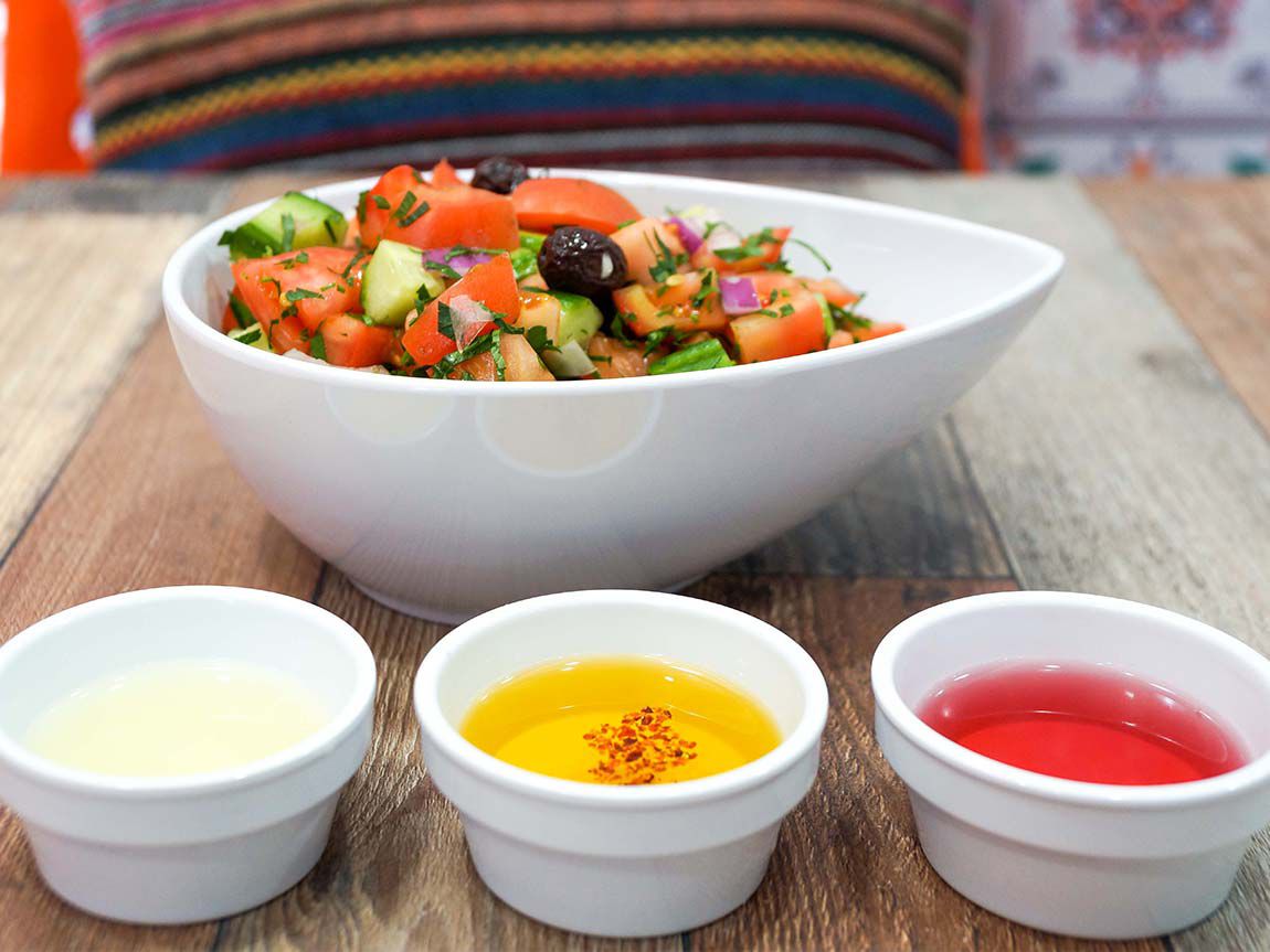 Turkish Salad and Sauces