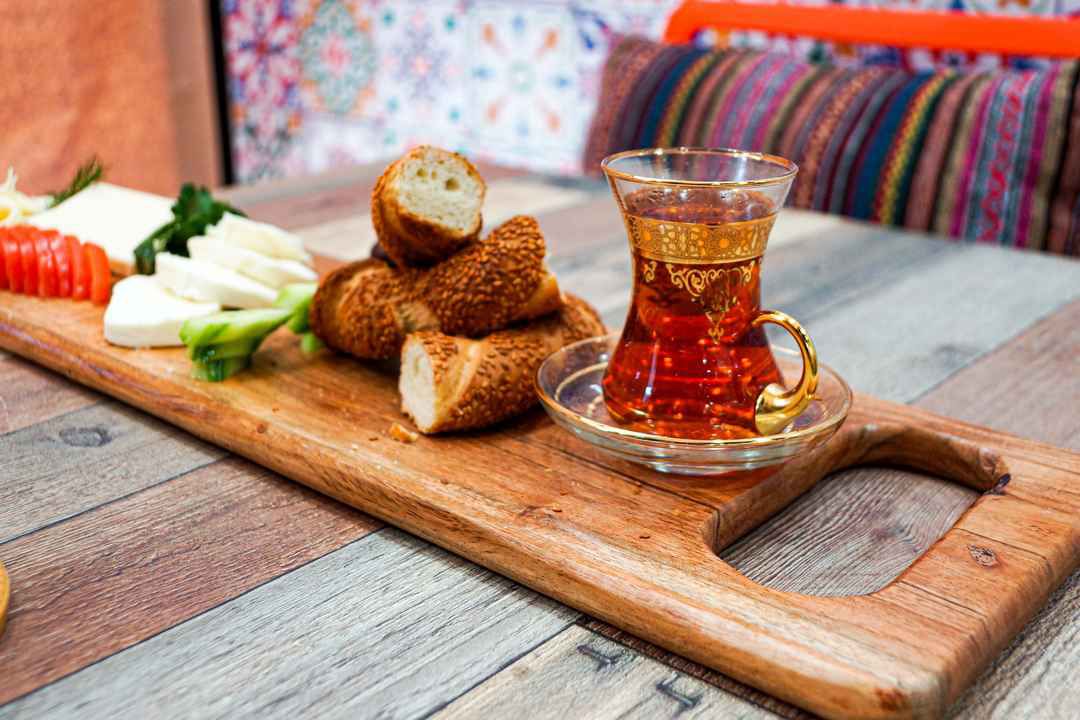 Traditional Turkish Breakfast with Tea 2